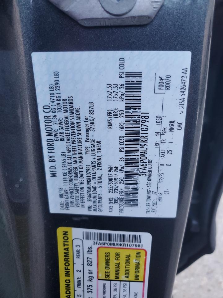 2019 Ford Fusion - Image 12