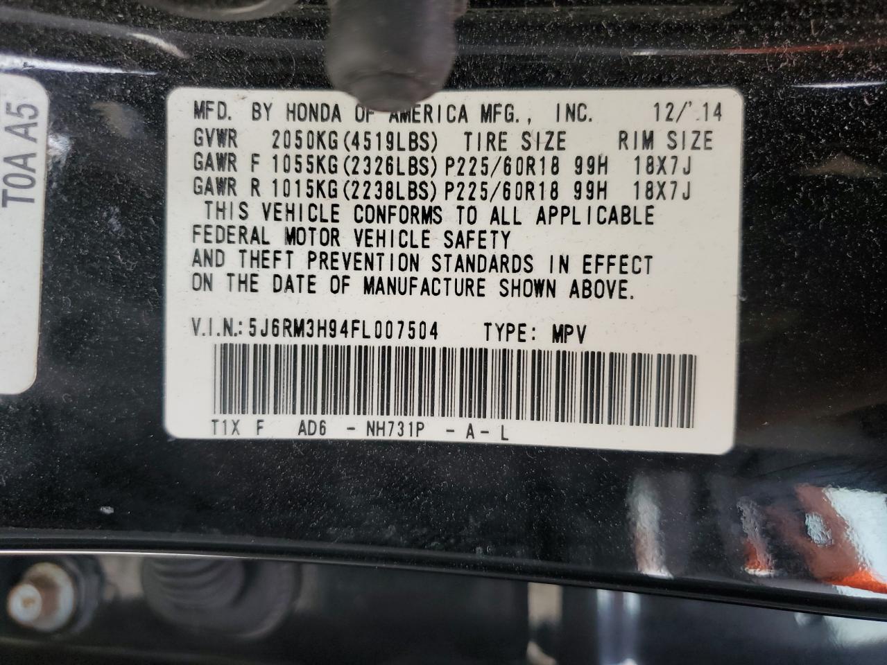 2015 Honda CR-V - Image 12