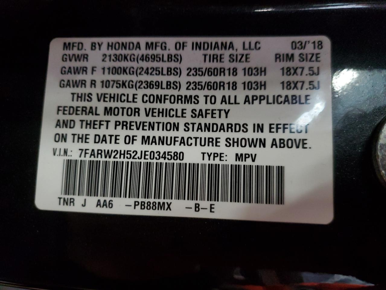 2018 Honda CR-V - Image 14