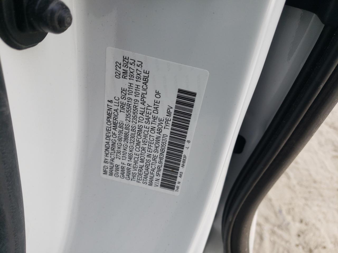 2022 Honda Odyssey - Image 13