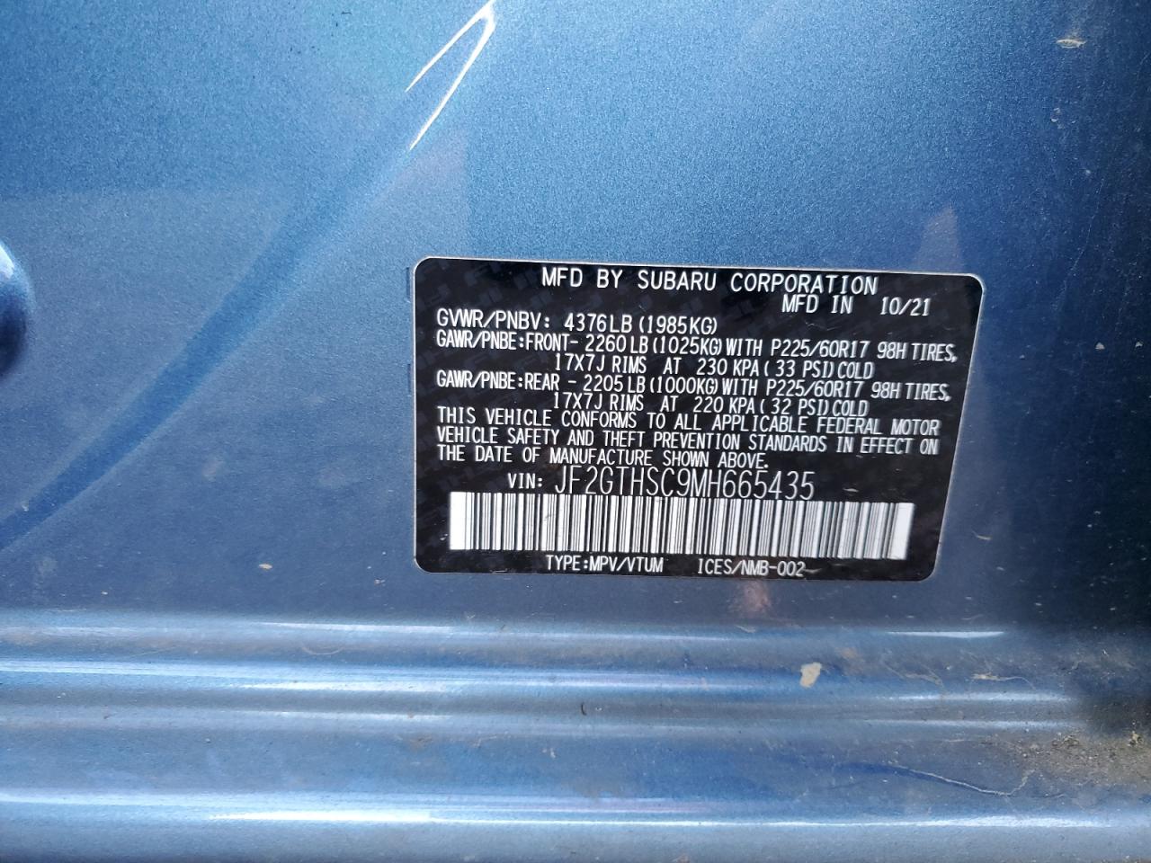 2021 Subaru XV - Image 15