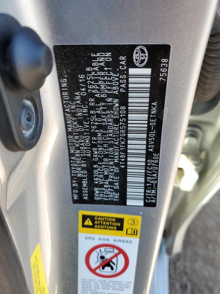 2016 Toyota Camry - Image 15