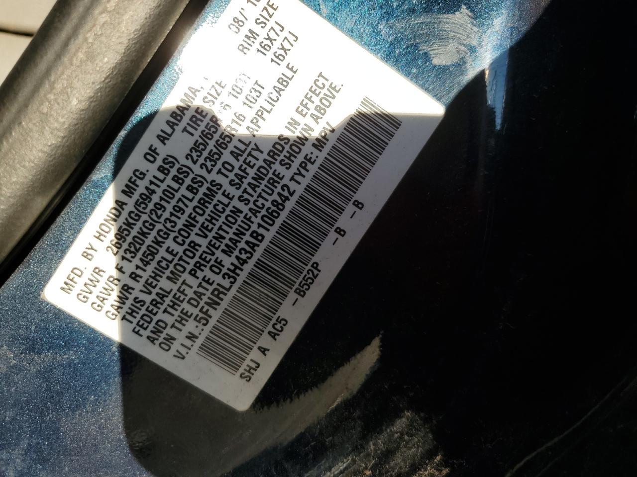 2010 Honda Odyssey - Image 13