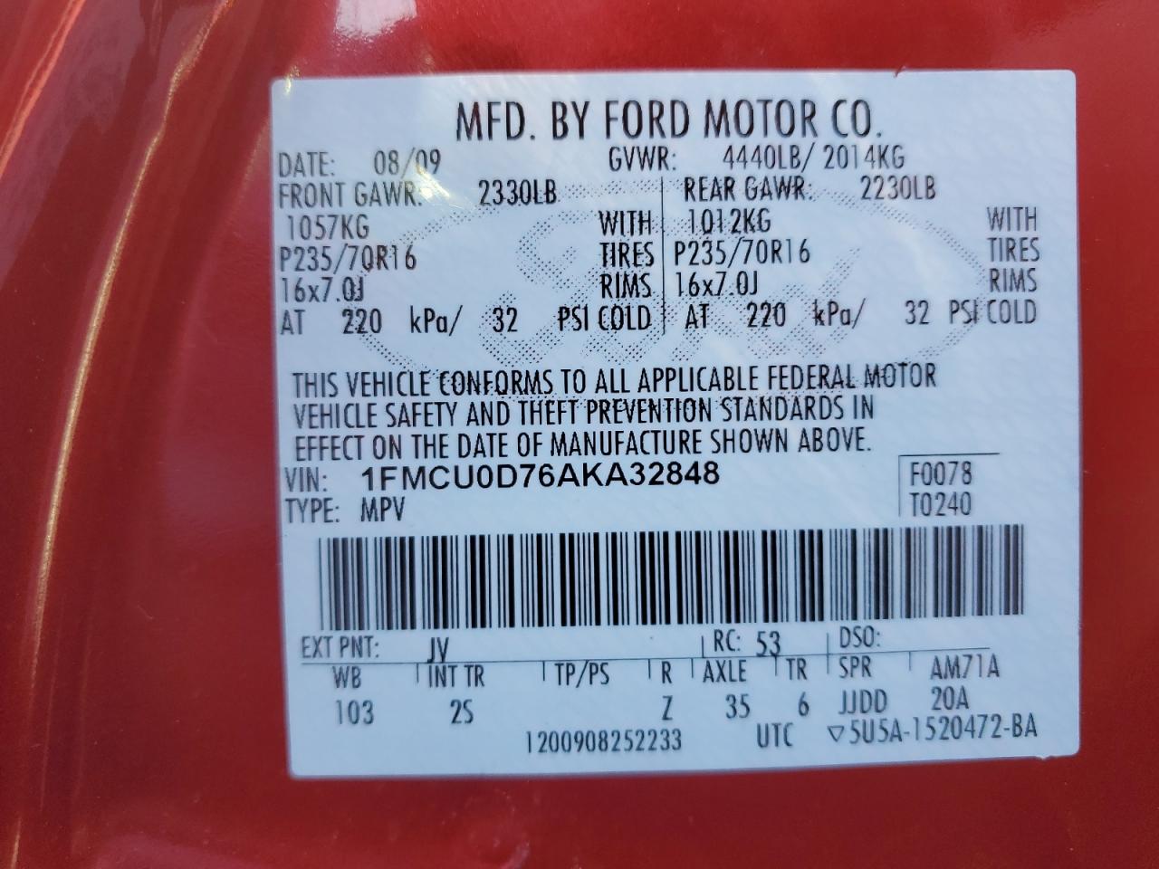 2010 Ford Escape - Image 12