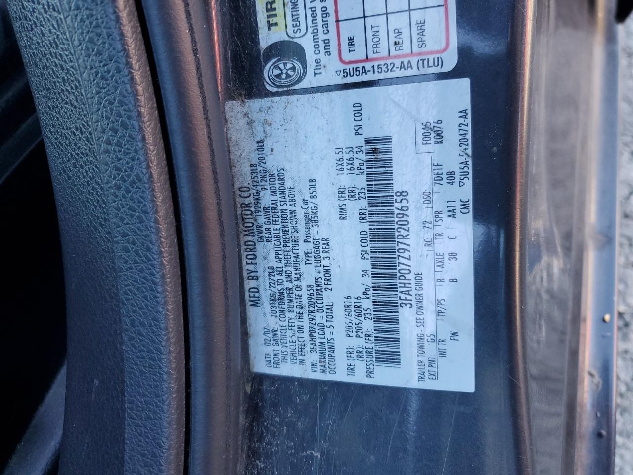 2007 Ford Fusion - Image 12