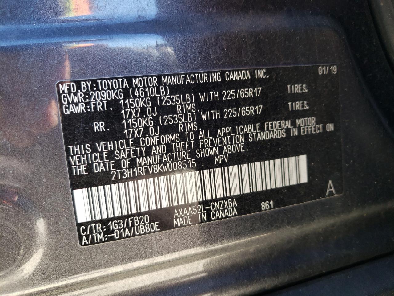 2019 Toyota RAV 4 - Image 15