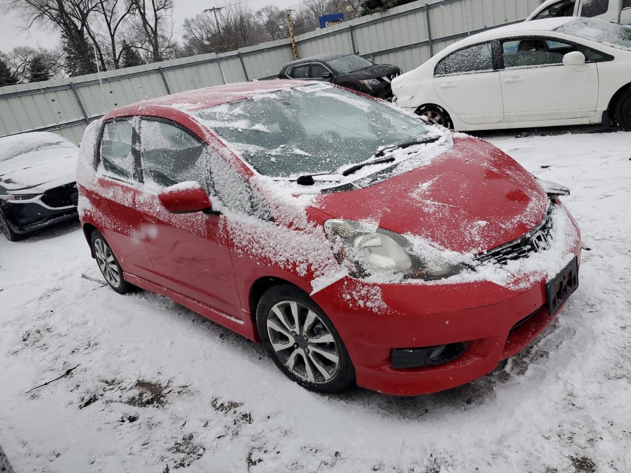 VIN JHMGE8H57DC066708 2013 HONDA FIT no.4