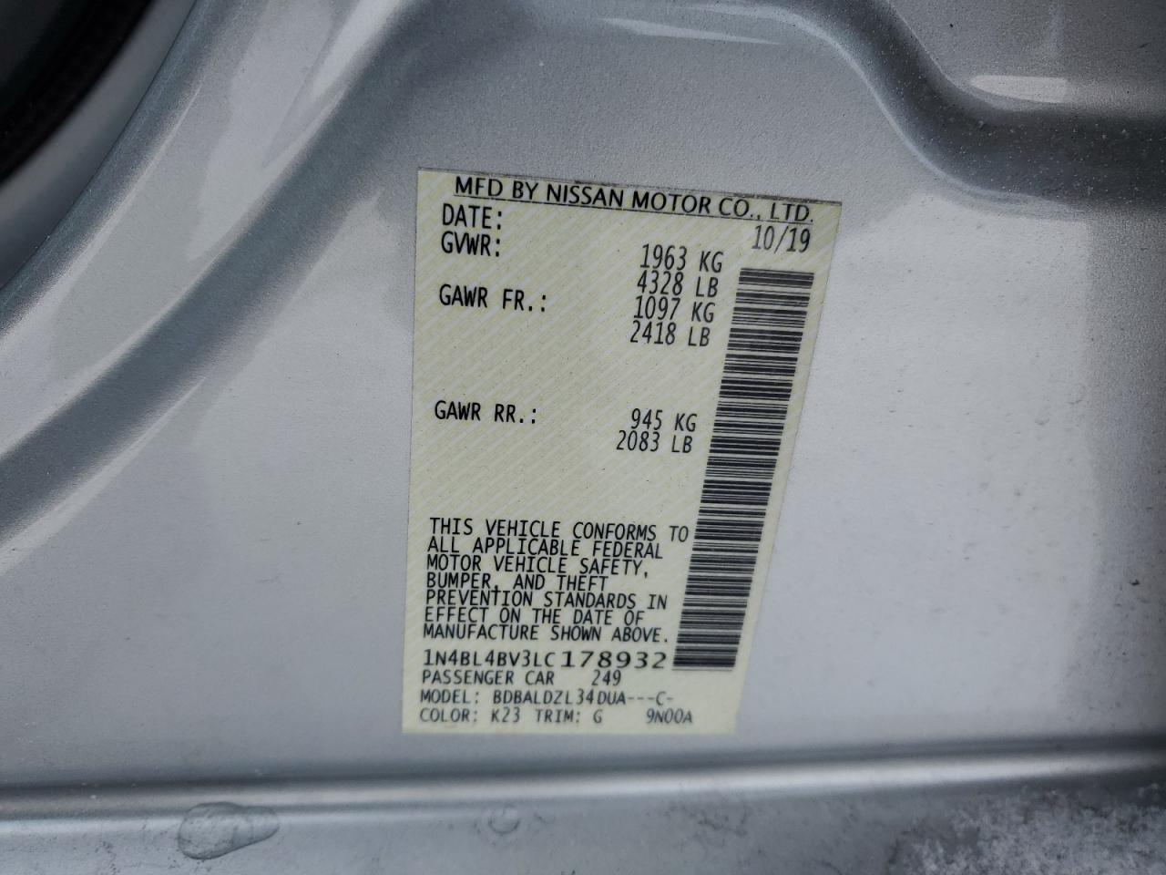 2020 Nissan Altima - Image 15