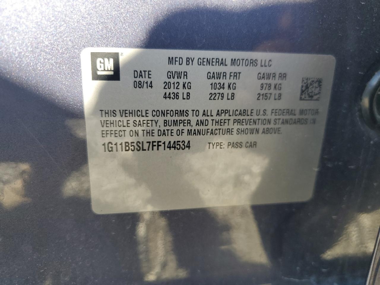 2015 Chevrolet Malibu - Image 13