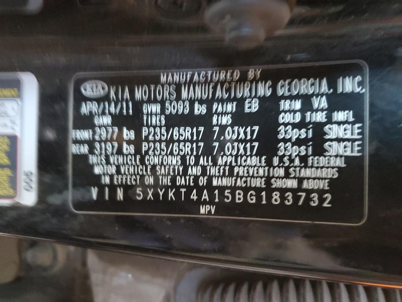 2011 Kia Sorento - Image 13