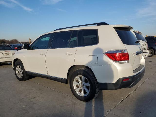  TOYOTA HIGHLANDER 2013 Белы