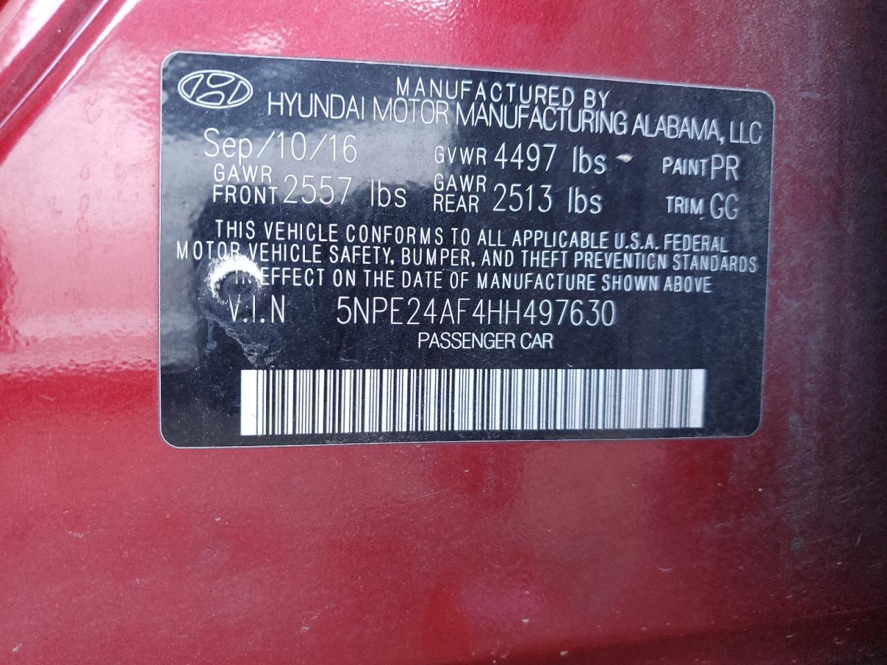 2017 Hyundai Sonata - Image 12