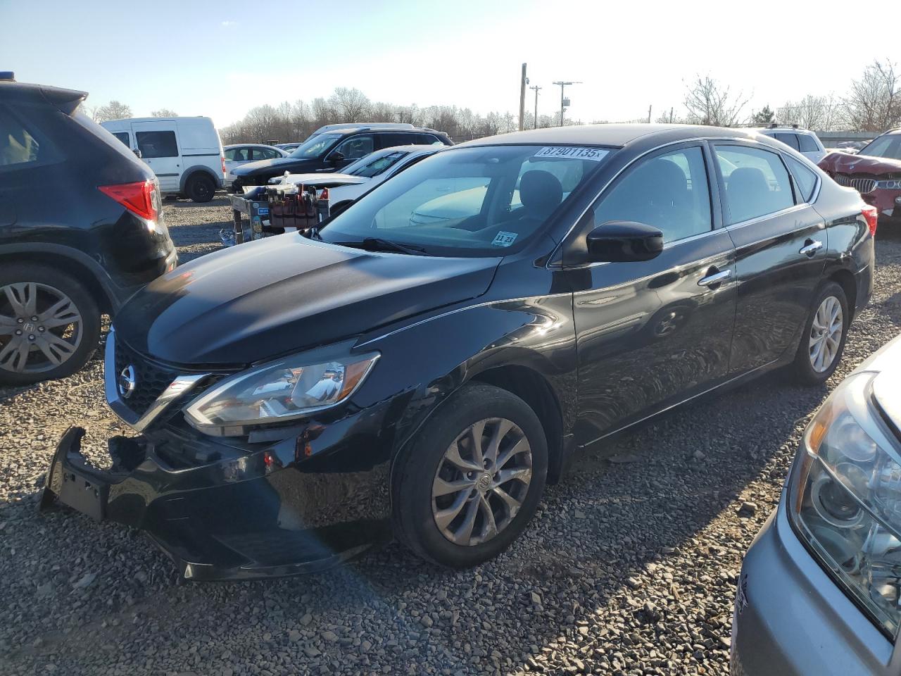 2019 Nissan Sentra S en Venta en Hillsborough, NJ - Front End