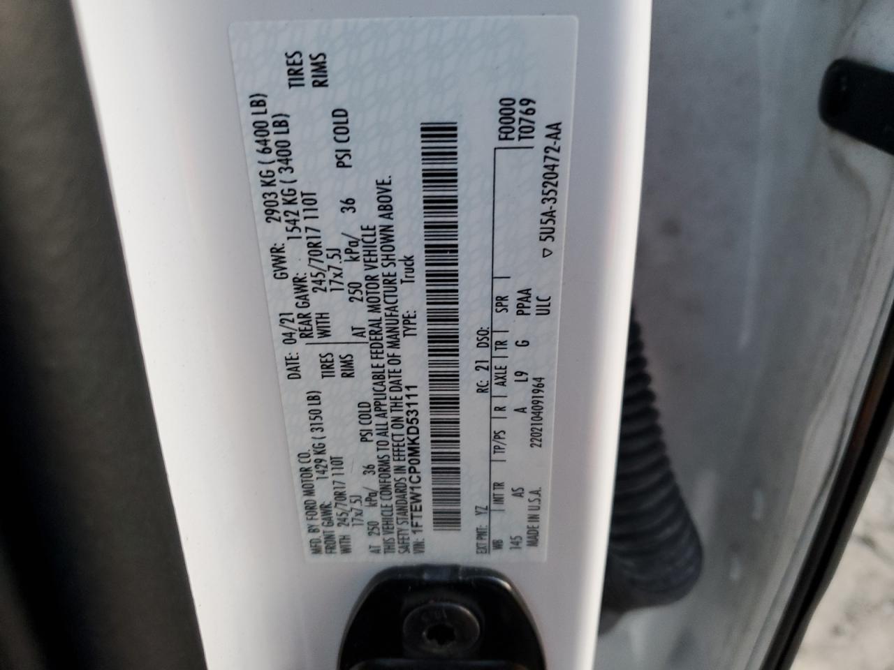 2021 Ford F-150 - Image 12