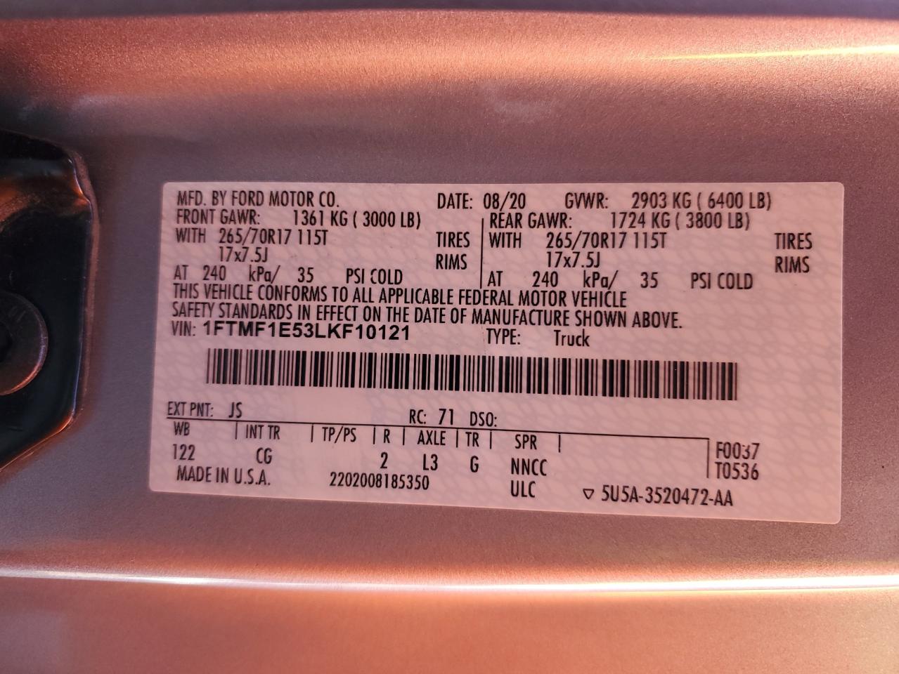 2020 Ford F-150 - Image 13