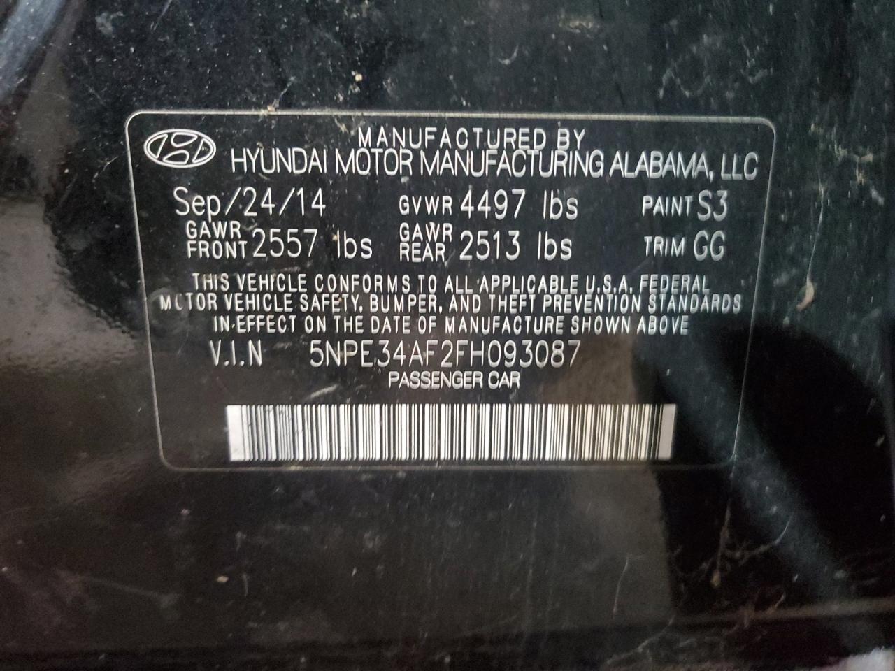 2015 Hyundai Sonata - Image 12