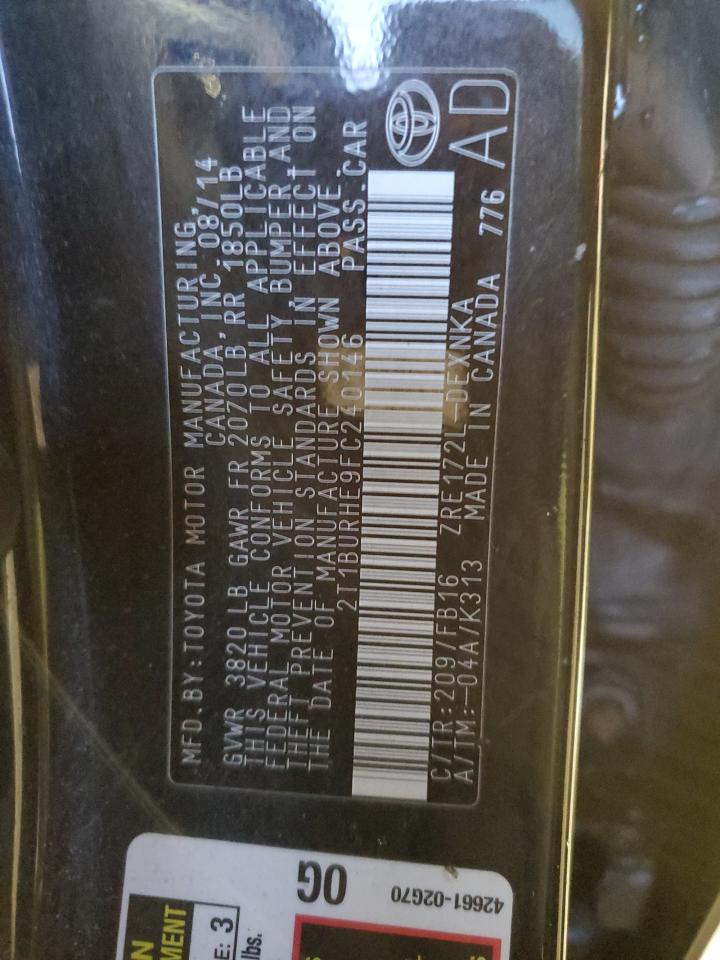 2015 Toyota Corolla - Image 12