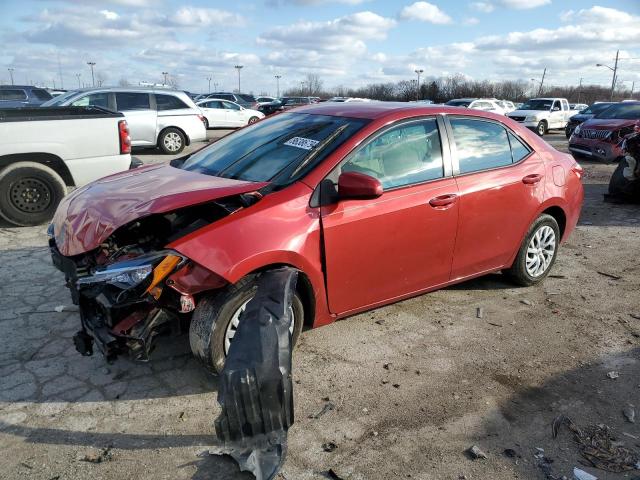  TOYOTA COROLLA 2018 Czerwony