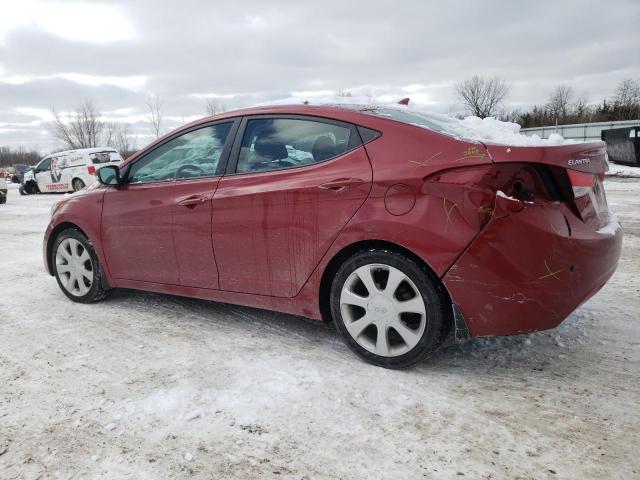  HYUNDAI ELANTRA 2013 Red