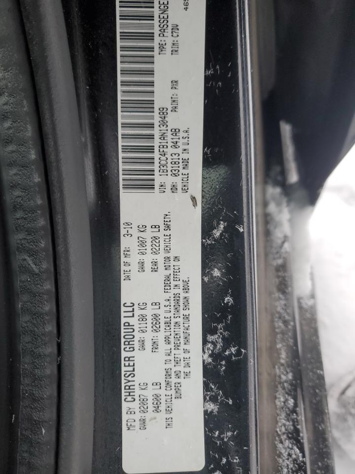 2010 Dodge Avenger Sxt VIN: 1B3CC4FB1AN130489 Lot: 41437535