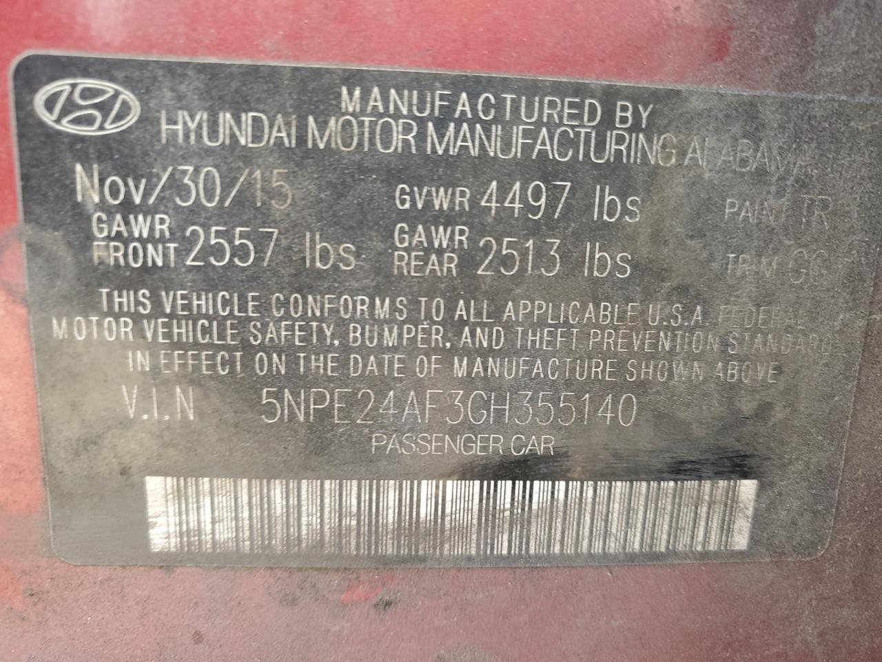 2016 Hyundai Sonata - Image 12