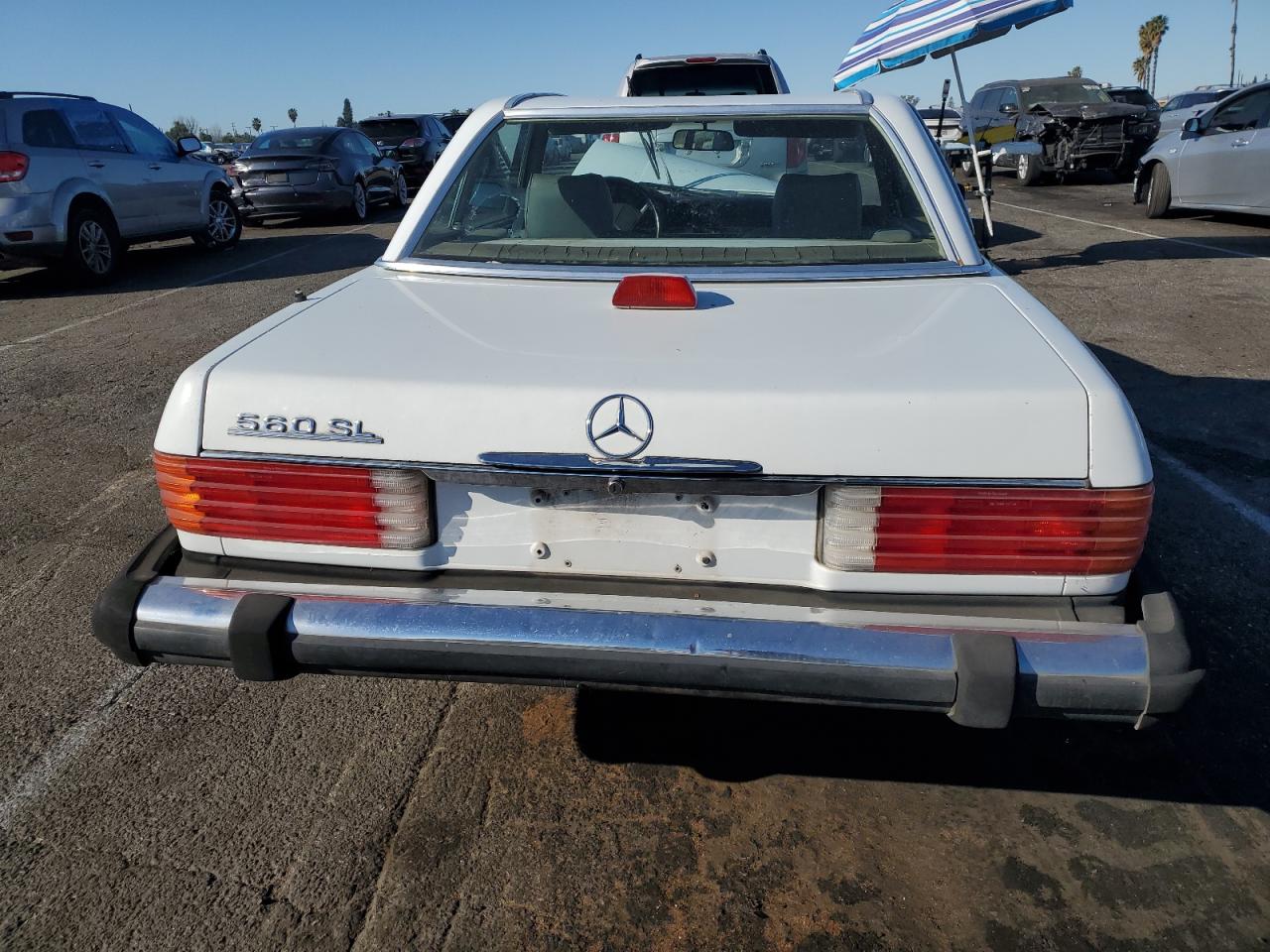 1987 Mercedes-Benz 560 Sl VIN: WDBBA48D8HA066224 Lot: 87976835