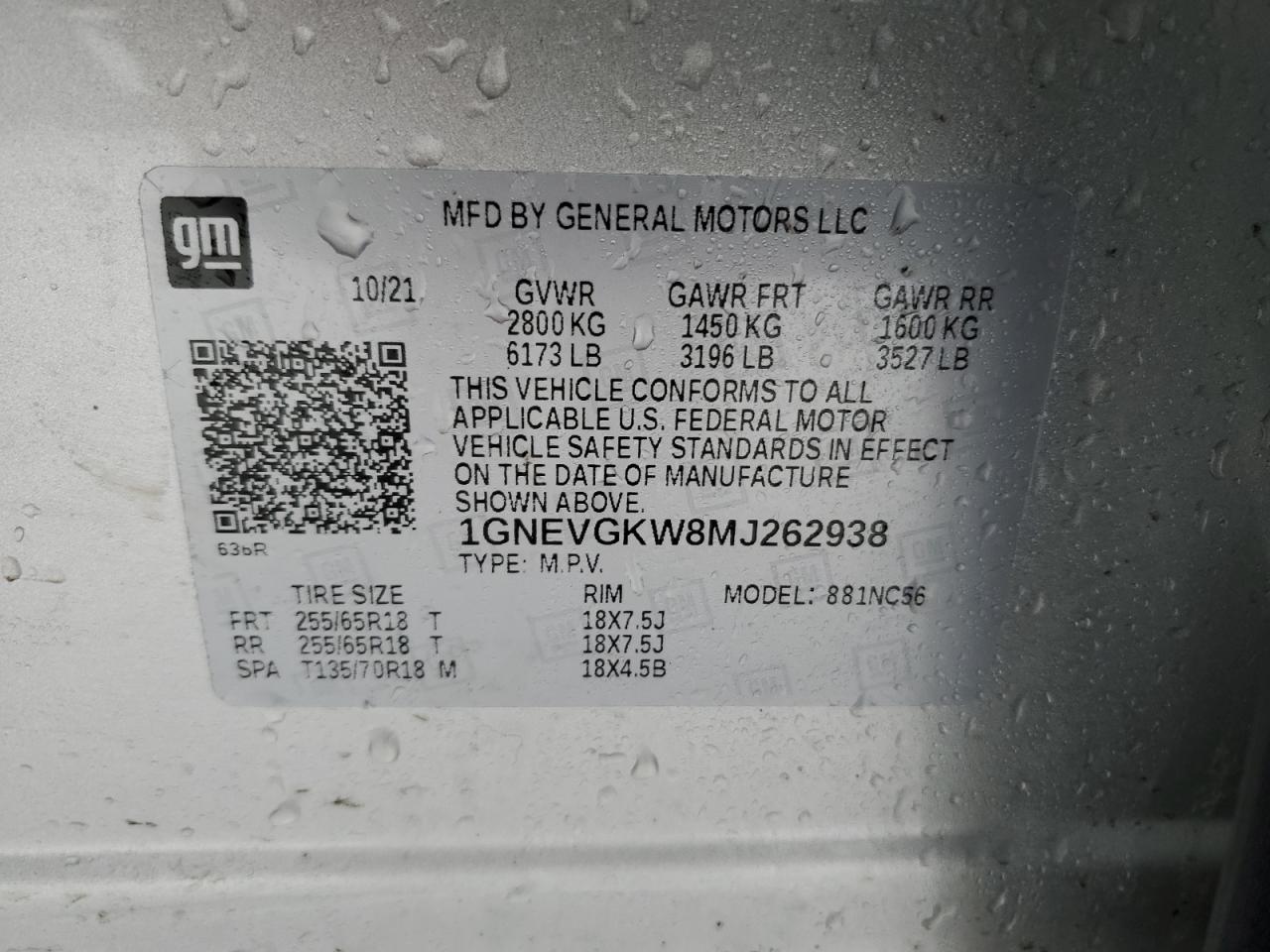 2021 Chevrolet Traverse - Image 13
