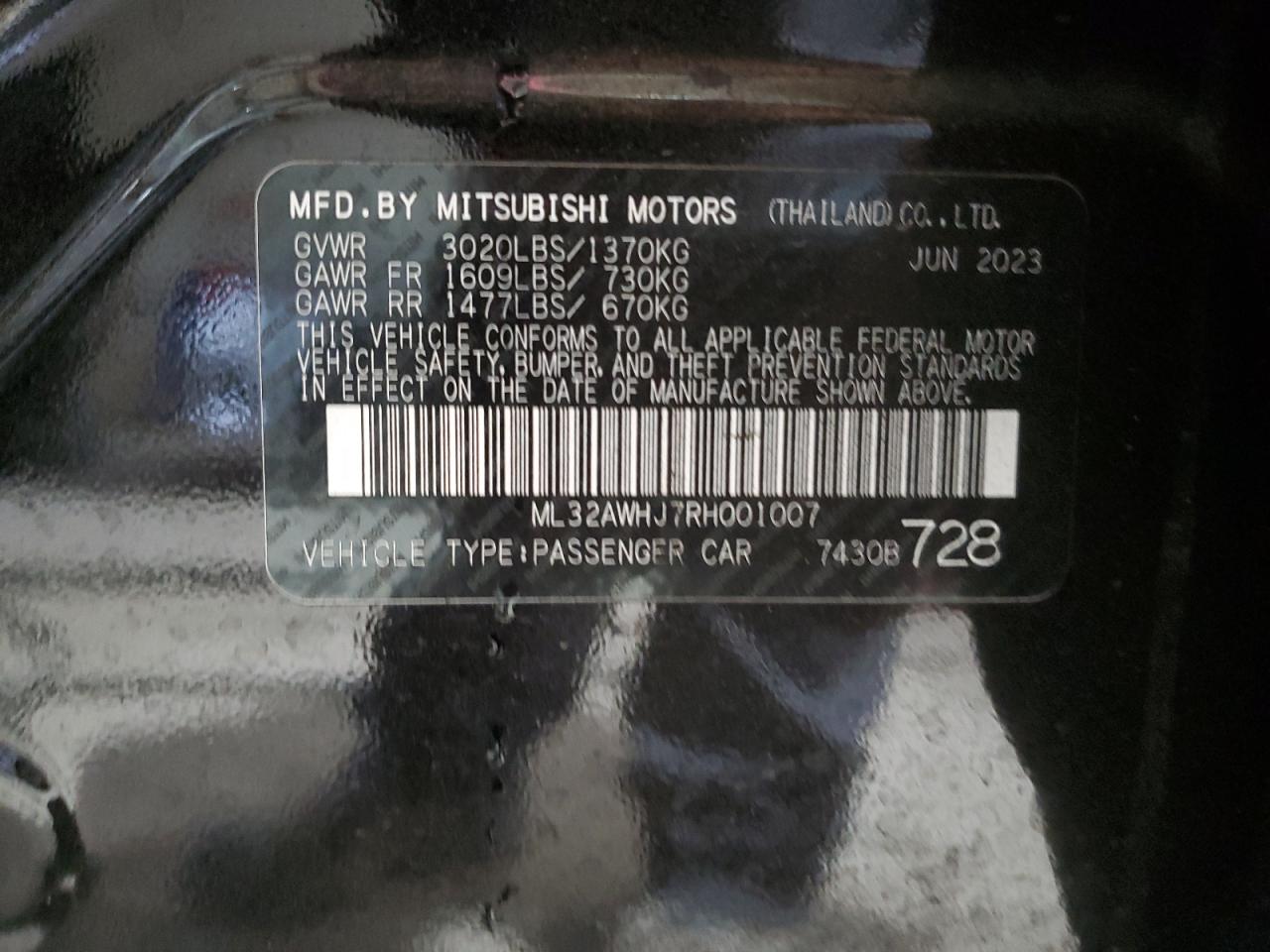 2024 Mitsubishi Mirage - Image 13