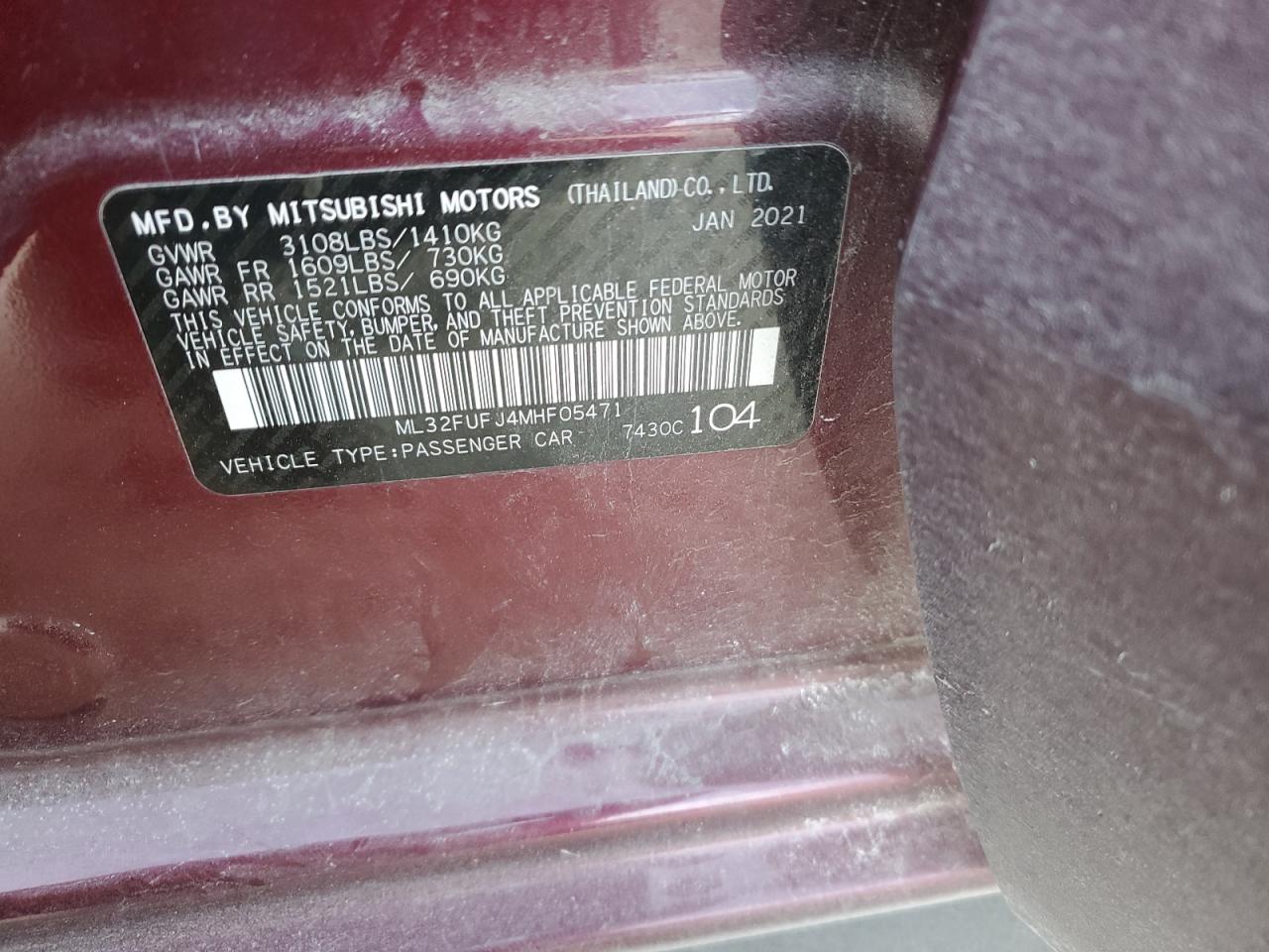 2021 Mitsubishi Mirage - Image 12