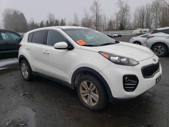  KIA SPORTAGE 2017 White