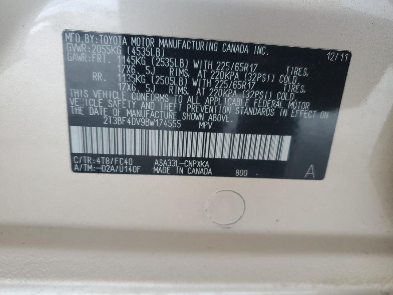 2011 Toyota RAV 4 - Image 14