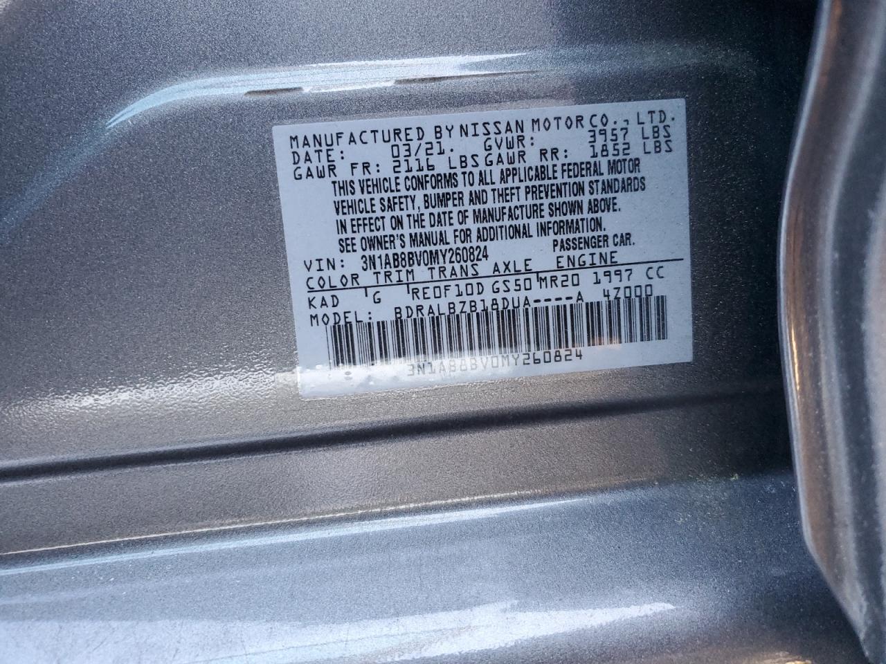 2021 Nissan Sentra - Image 12