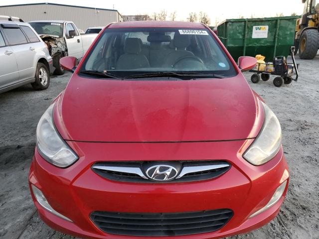  HYUNDAI ACCENT 2013 Czerwony