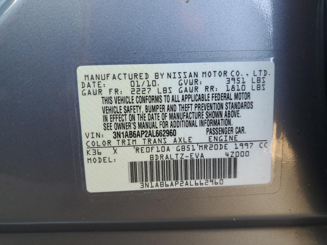 2010 Nissan Sentra - Image 14