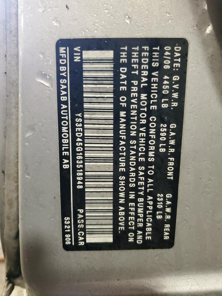 2006 Saab 9-5 - Image 12