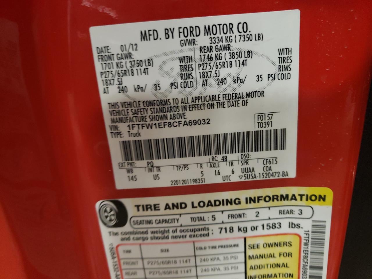 2012 Ford F-150 - Image 12