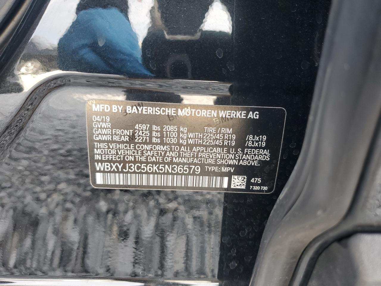 WBXYJ3C56K5N36579 2019 BMW X2 - Image 12