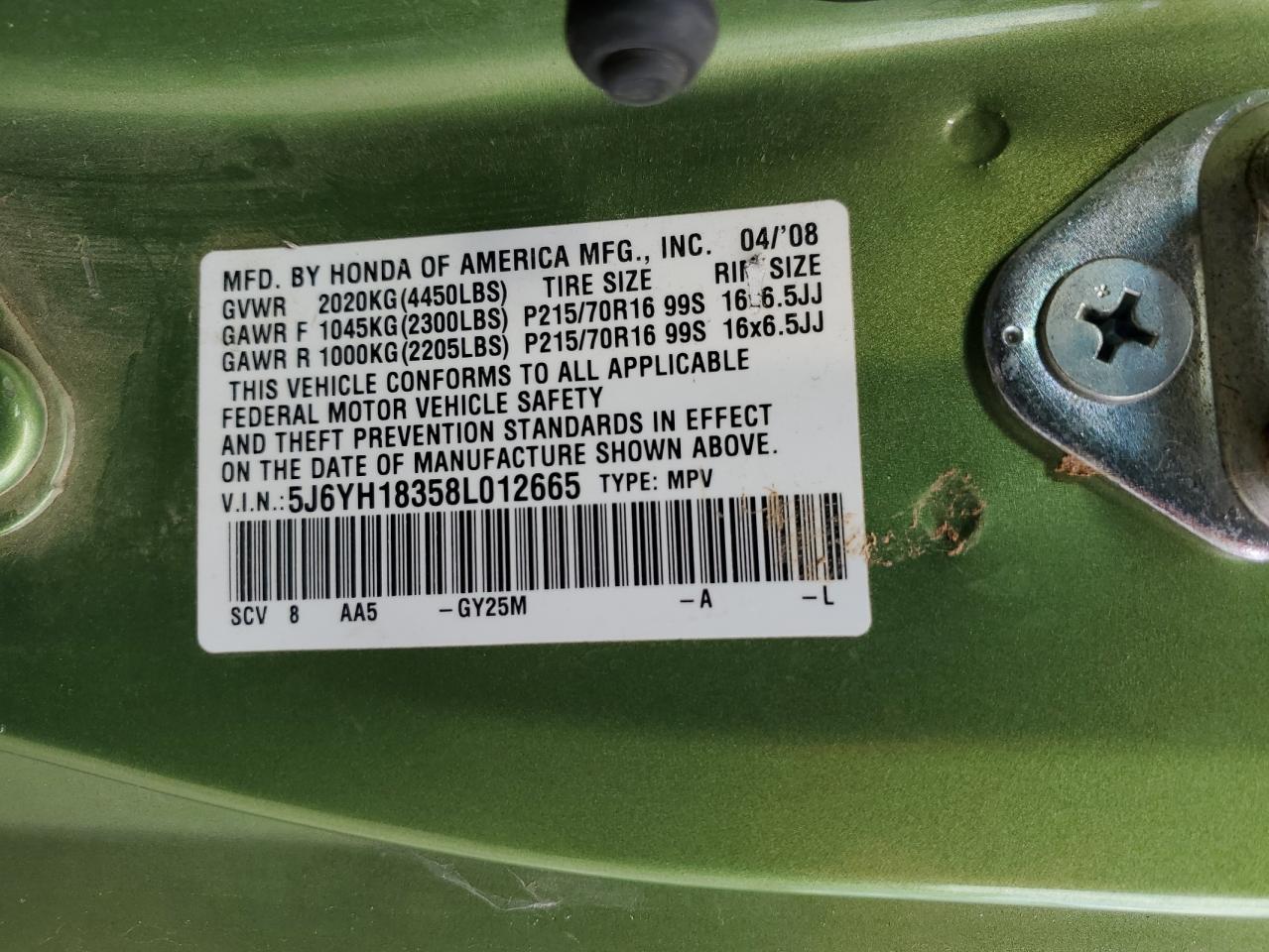 2008 Honda Element - Image 13