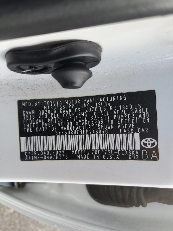 2015 Toyota Corolla - Image 12