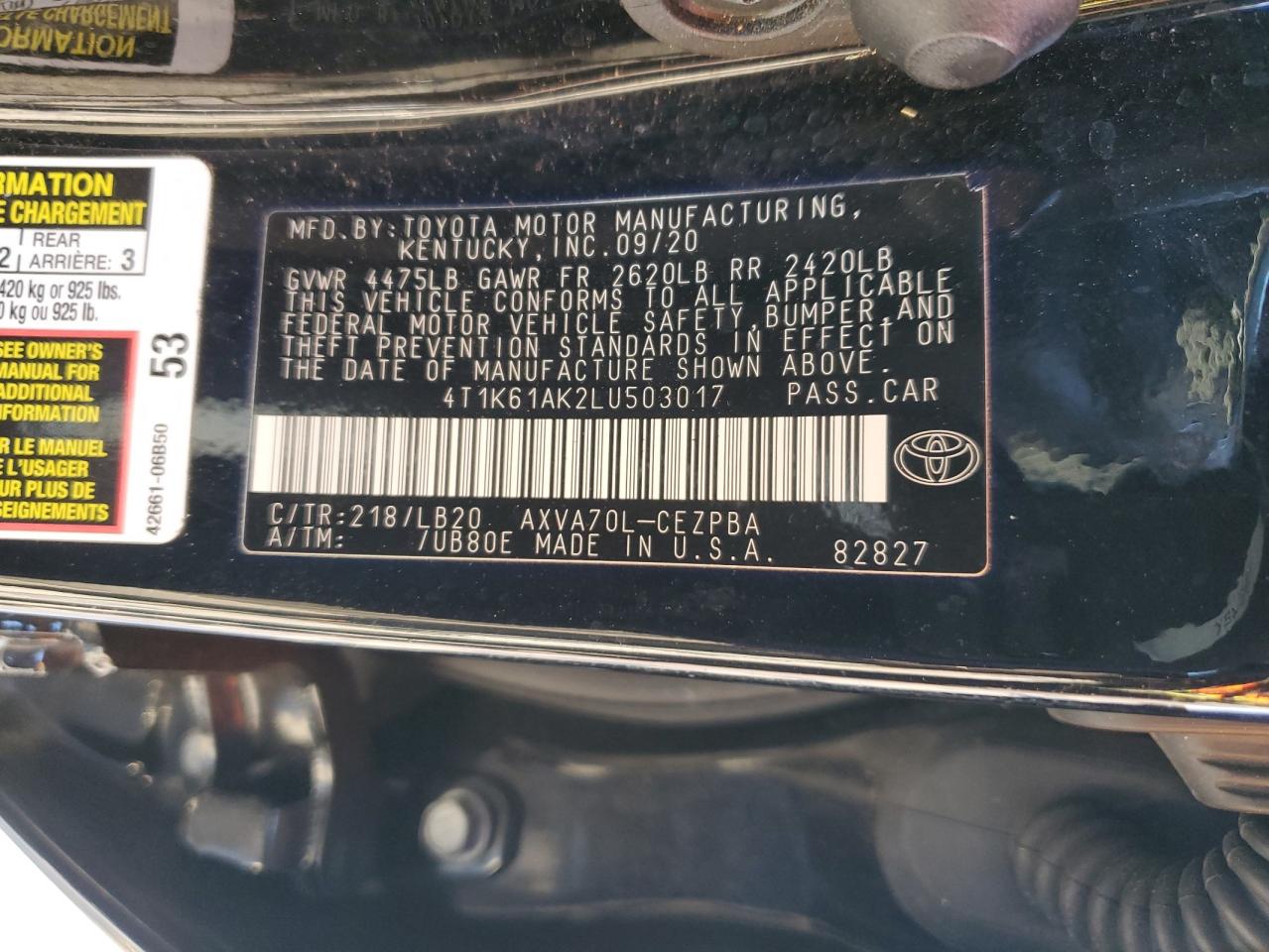 2020 Toyota Camry - Image 13