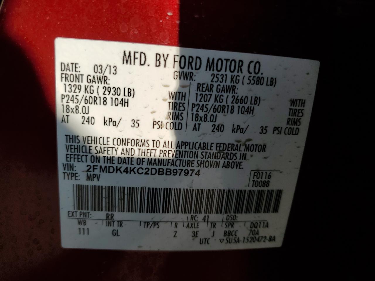 2013 Ford Edge - Image 12
