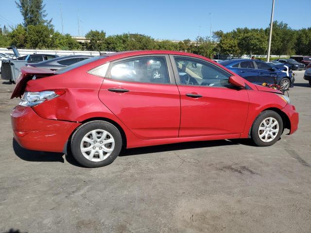  HYUNDAI ACCENT 2012 Czerwony