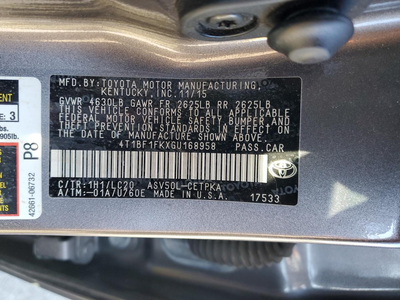 2016 Toyota Camry - Image 12