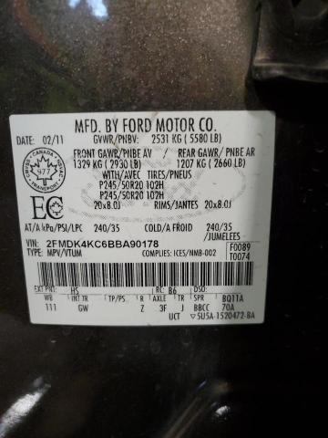 2011 FORD EDGE LIMITED