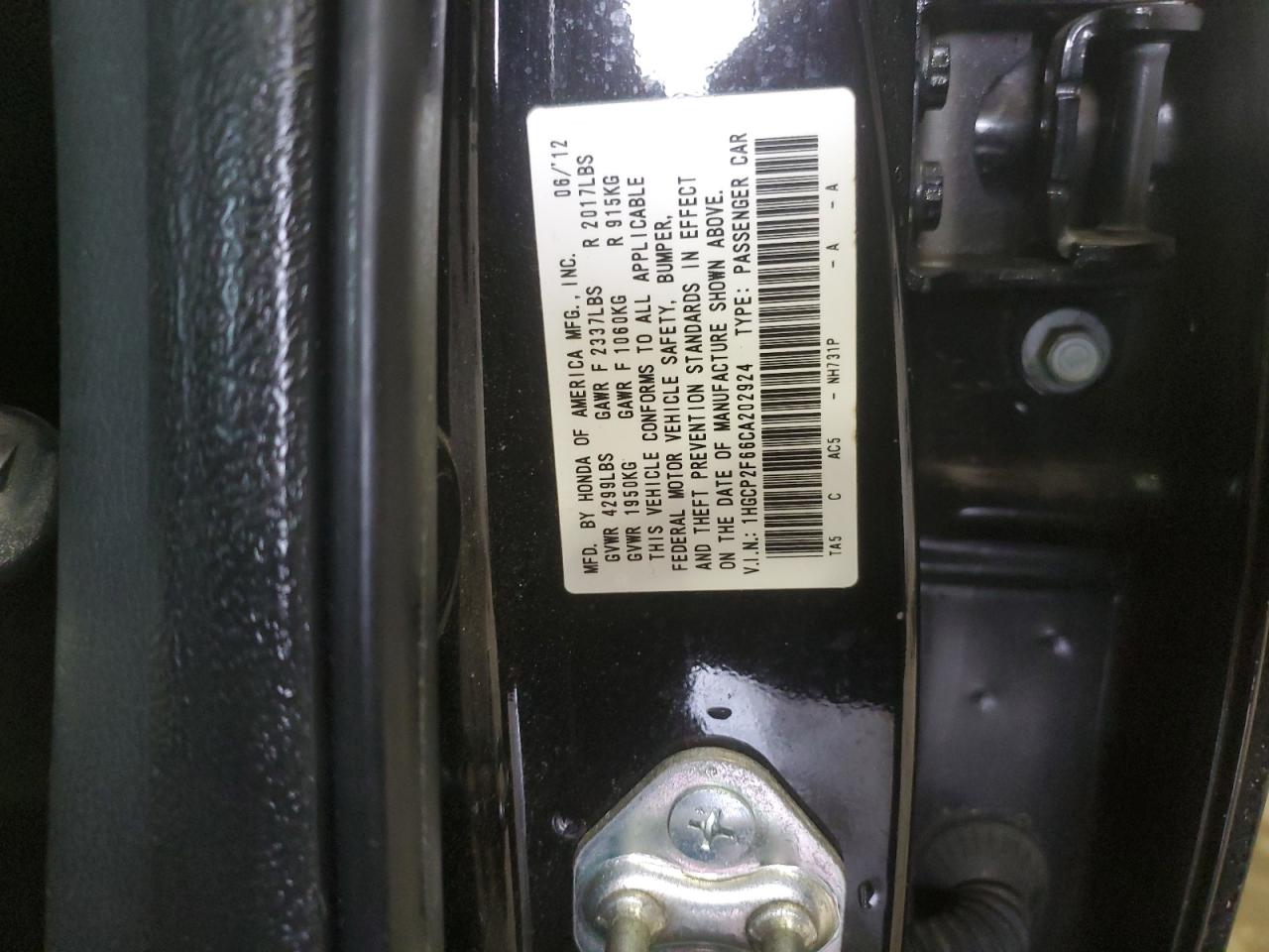 2012 Honda Accord - Image 14