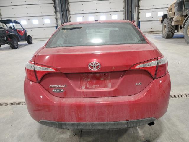  TOYOTA COROLLA 2014 Red