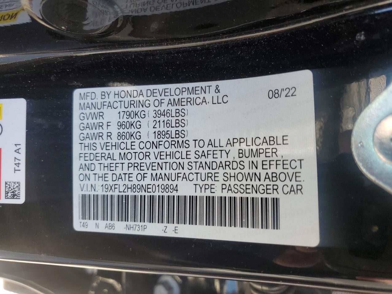 2022 Honda Civic - Image 14