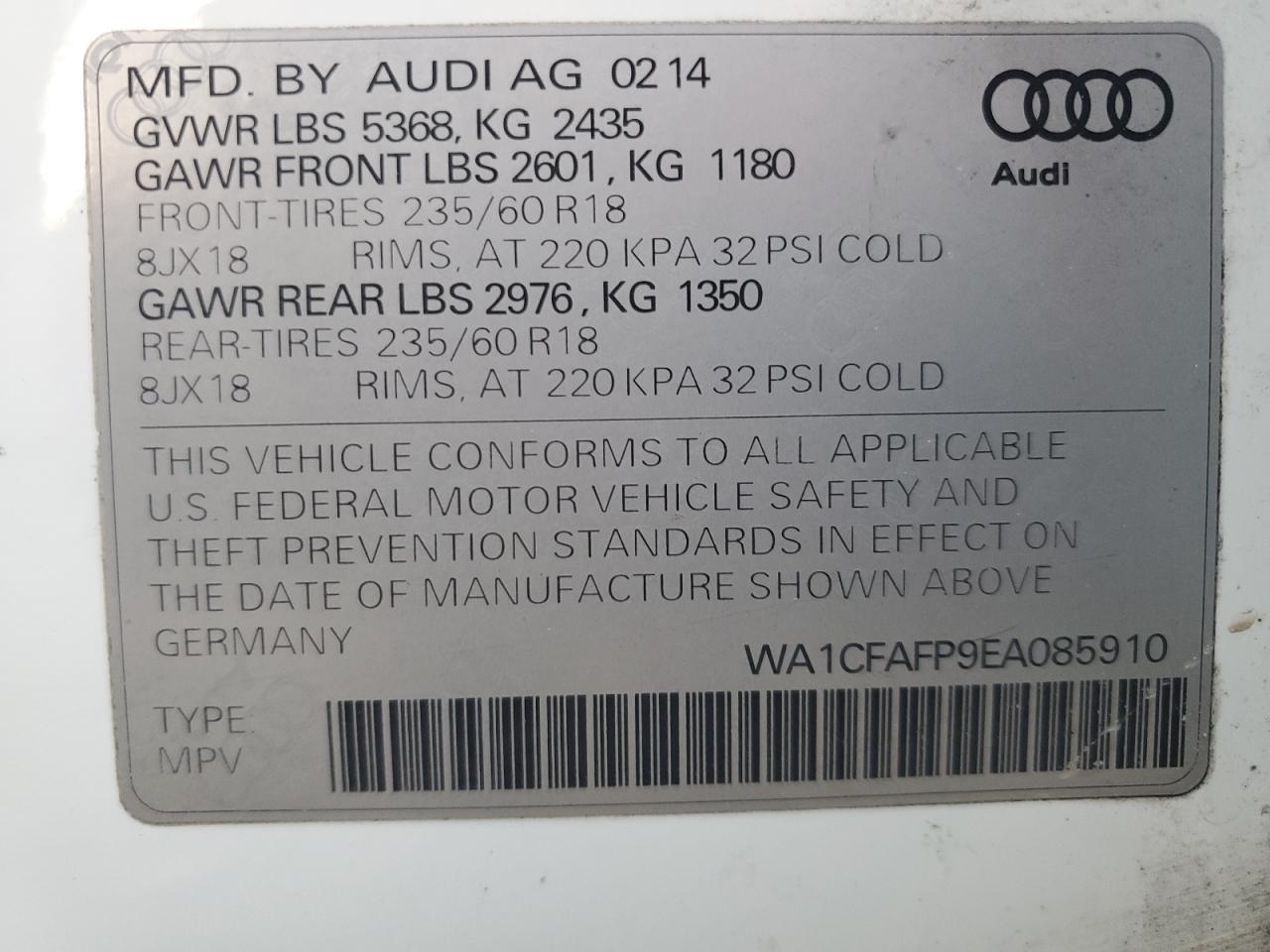 2014 Audi Q5 - Image 15