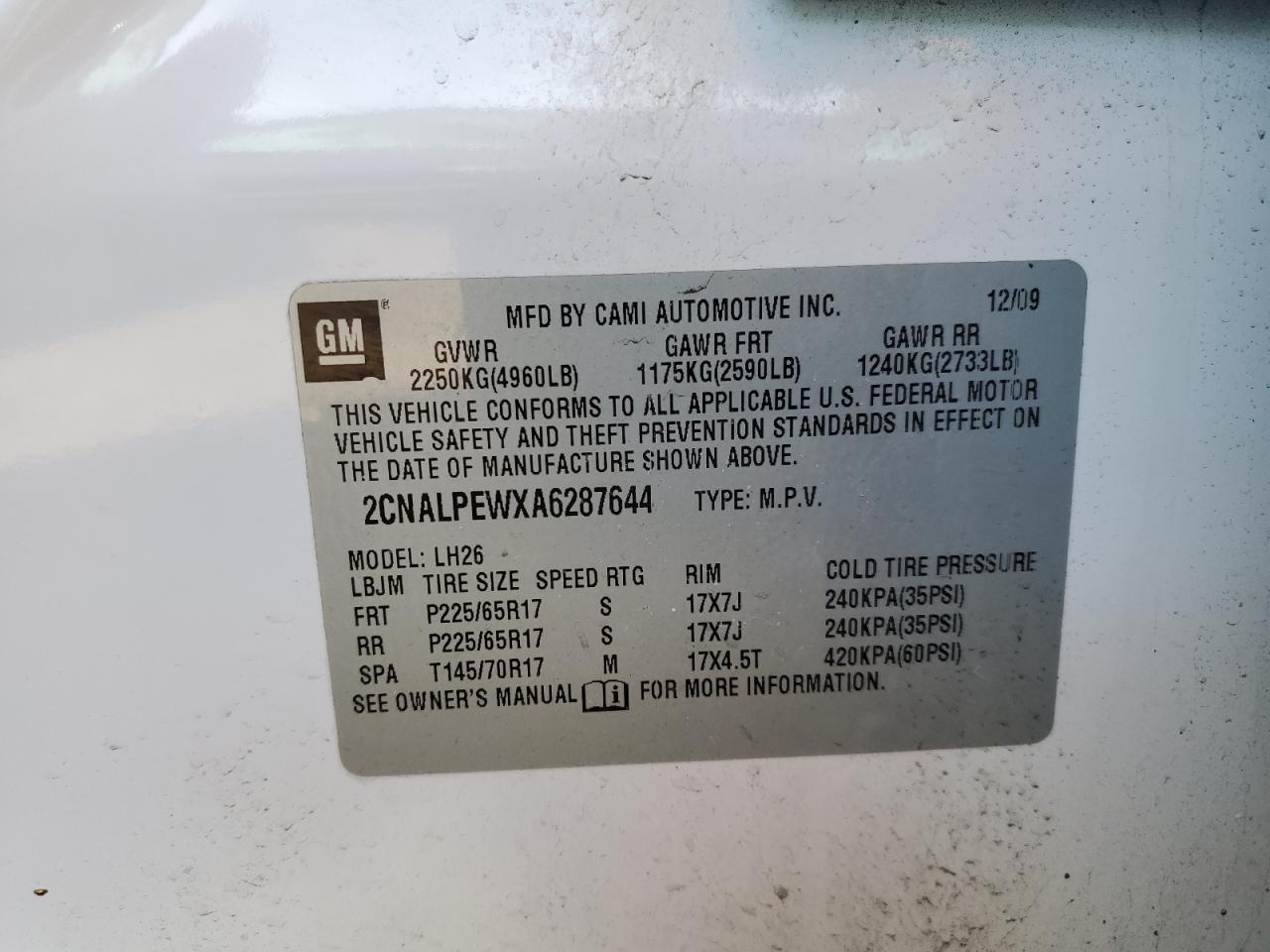 2010 Chevrolet Equinox - Image 12
