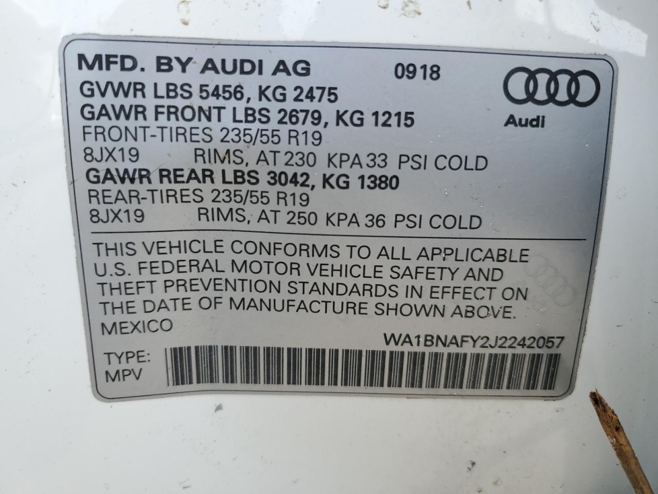 2018 Audi Q5 - Image 13